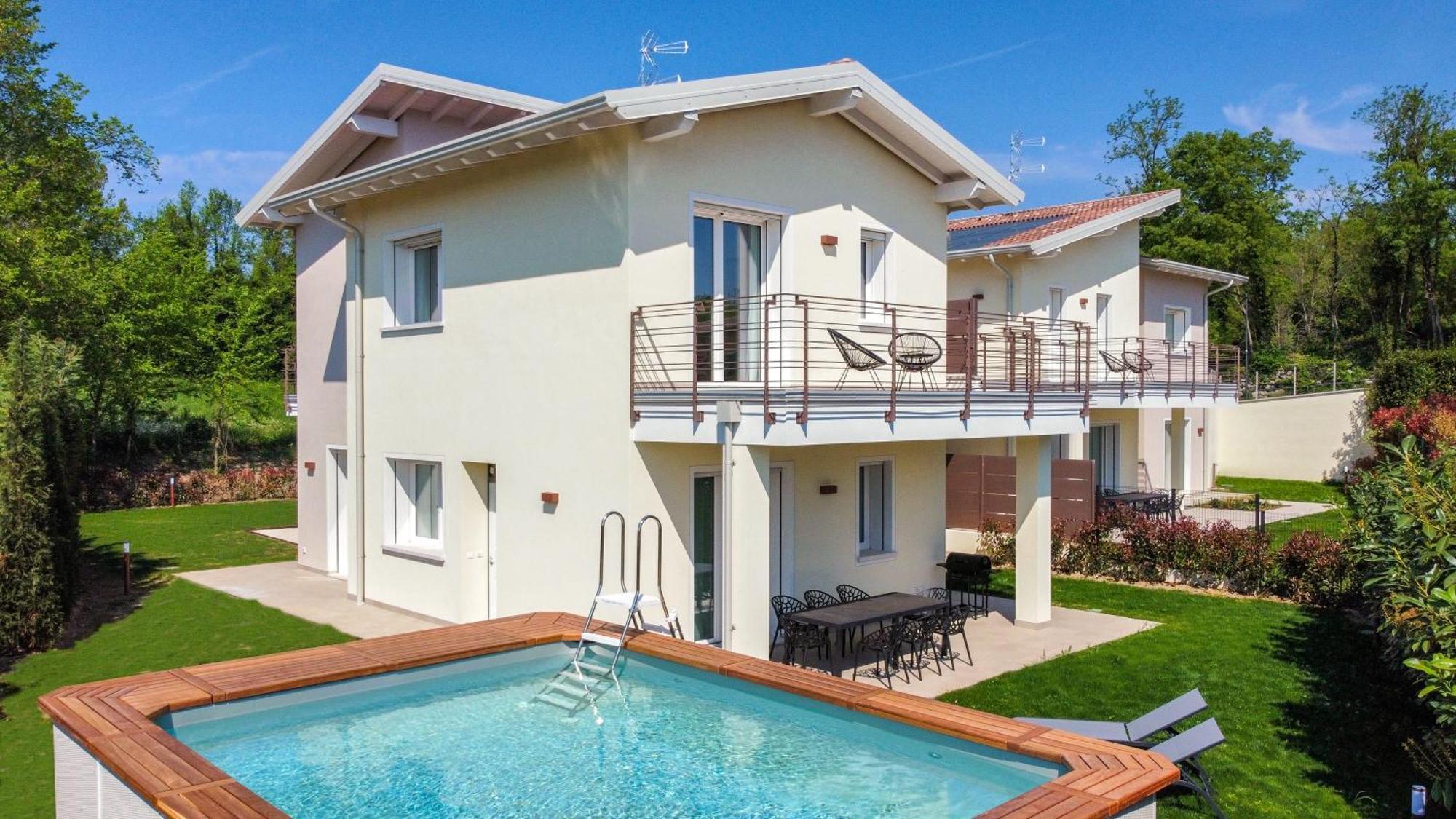 Luxury Villas Gardenia With Private Pool Padenghe sul Garda Exterior foto
